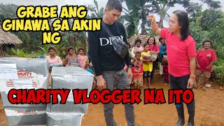 ALINDOG COMIC CHARITY VLOGGER BIGLANG NAGALIT DAHIL SA PACKAGE [upl. by Evy848]