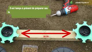 Comment poser une terrasse composite sur plots [upl. by Mehcanem]