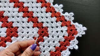 Crochet Border for Blanket  Crochet Edging for Granny Square Blanket crochetworldcreations [upl. by Fawcette]