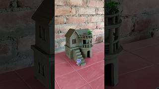 Beautiful mud house making with clay 🏠  clayhouse mudhouse [upl. by Aikenahs]