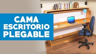 Cómo construir un escritorio con cama plegable [upl. by Leur526]