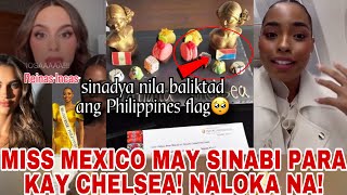 Sinadya daw Baliktad ang Philippines Flag sa welcome ni Chelsea Manalo sa Miss Universe 2024 [upl. by Lyman997]