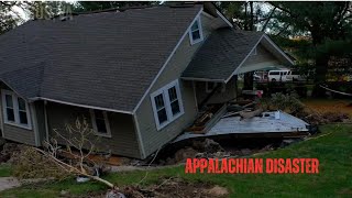 Damascus VA into TNNC  Catastrophic Hurricane Helene Damage Remains One Month Later  102824 [upl. by Bern]