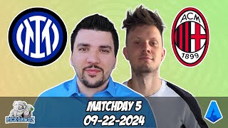 Inter vs Milan Serie A Free Picks 9222024 PickDawgz Corner Kick  Serie A Football Picks [upl. by Ynafets]