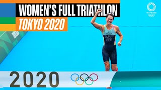 Womens FULL Triathlon 🏊‍♀️🚴‍♀️🏃‍♀️  Tokyo Replays [upl. by Areval]