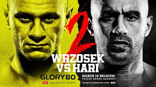 GLORY 80 WRZOSEK VS HARI 2  ANNOUNCEMENT TRAILER [upl. by Mable]