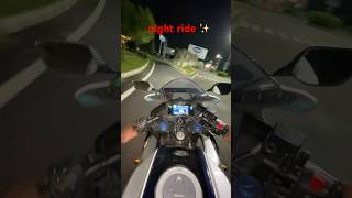 night ride ✨ bikelover youtubeshorts trendingshorts shortsviral ytshorts kawasaki zx10r ktm [upl. by Maiga494]