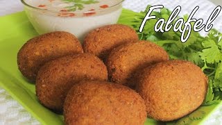 Falafel Recipe  How to make Falafel at home  Kanaks Kitchen [upl. by Annahsal849]