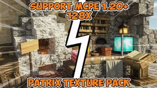 PATRIX TEXTURE PACK MCPE 120 128x128 ULTRA HD [upl. by Punak]