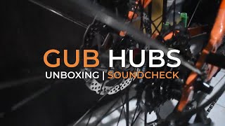 GUB Hubs  Unboxing amp Soundcheck  6 pawls bike hub [upl. by Okime]