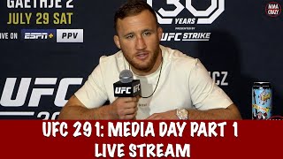 UFC 291 Poirier vs Gaethje 2 Media Day Live Stream [upl. by Adriaens]