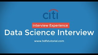 Citi Bank Data Science Machine Learning Interview Questions and Answers [upl. by Ahsienar]