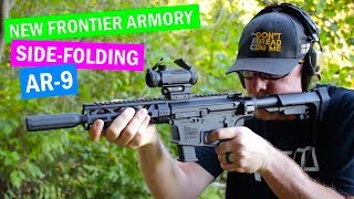 FIRST LOOK New Frontier Armory SIDEFOLDING AR9 [upl. by Hosbein]