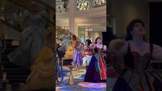 Royal Gathering on Disney Wish  Disney Cruise Line disneycruise disneyprincess disneycruiseline [upl. by Annairoc]