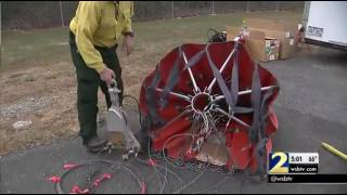 Crews use special bombs to fight north Georgia wildfires [upl. by Wheaton]