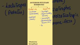 Anterior Pituitary Hormones  Hormones of Anterior Pituitary List pharmocology physiology [upl. by Eixel381]