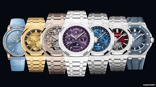 New Audemars Piguet 2024 Releases  purple dial white ceramic perpetual calendar John Mayer RO QP [upl. by Gannes156]