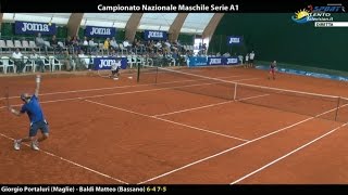 Campionato Nazionale Maschile Serie A1 Portaluri Maglie vs Baldi Matteo Bassano 64 75 [upl. by Mcgray823]