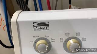 Whirlpool Estate washer and electric dryer set sales demo  Josh Cobb [upl. by Palladin]