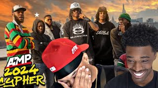 AMP FRESHMAN CYPHER 2024 REACTION [upl. by Ylrebmyk]