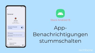 AppBenachrichtigungen stummschalten Android 15 [upl. by Mcquillin165]