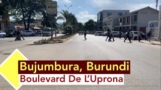 Boulevard de l’Uprona Bujumbura Burundi [upl. by Bibbye]