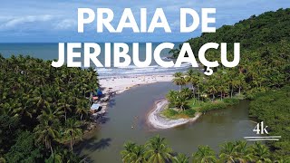 Praia de Jeribucaçu Itacaré  Bahia  Drone 4K [upl. by Sivart]