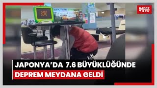 Japonyada 76 büyüklüğünde deprem O anlar kamerada [upl. by Shell]