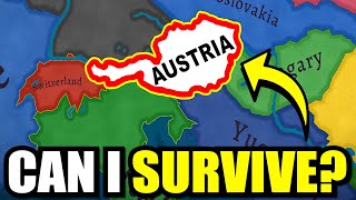 Can I Survive as AUSTRIA During WW2 Warnament [upl. by Vlad241]