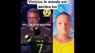 Mais le tritre ne fait pas un héro  vinicius ballondor francefootball [upl. by Grayce74]