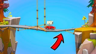 Using ILLEGAL techniques to get high scores in Poly Bridge 3 [upl. by Eintrok589]