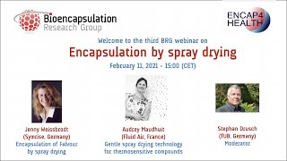 3 Microencapsulation using Spray drying [upl. by Isborne]