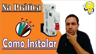 🎉 Como Instalar Disjuntor na Parede em Area Externa NaPratica [upl. by Tamarra]