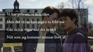 Omar Rudberg — Simons Song Young Royals Swedish lyrics [upl. by Brendis184]