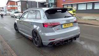 530HP Stage 2 Audi RS3 8V Sportback with Milltek Exhaust  LOUD Accelerations amp Revs [upl. by Janela]