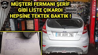 MÜŞTERİ ARAYIP SÖYLEMESE ARACIN ÜST KAPAĞINI AÇICAKTIK BAKIN NEDEN Ford Fiesta 14 TDCİ Motor [upl. by Bacon324]