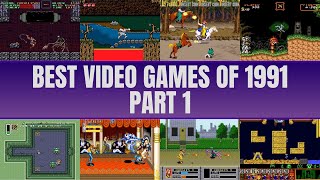 Best Video Games of 1991 Part 1 20 Game Compilation [upl. by Adnohsel]