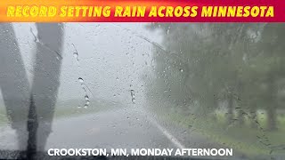 Record Setting Rainfall Across Minnesota [upl. by Clovah]