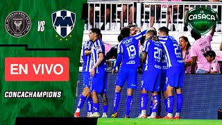 🚨 INTER MIAMI vs MONTERREY EN VIVO 🔥 CONCACHAMPIONS  Juega el equipo de MESSI [upl. by Anaillil]