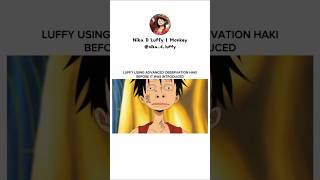 LUFFY USING ADVANCEDonepieceluffy monkeydluffy zoro roronoazoro skyisland joyboyshortvideo [upl. by Mal]