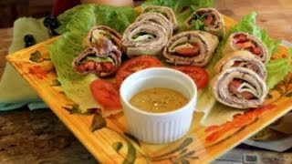 Roast Beef Pinwheels with Tortillas  Roast Beef Recipes [upl. by Nonohcle]