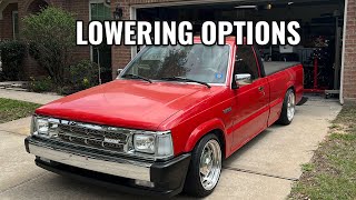 Lowering Options for Most Mini Trucks  Flake Garage [upl. by Yornoc381]