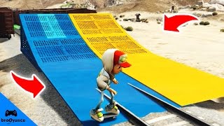 SUBWAY SURFERS İLE RAMPADAN UÇTUM  GTA 5 [upl. by Milford296]