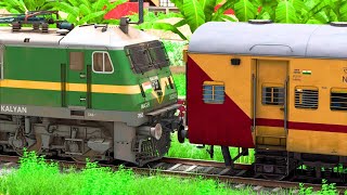 WAG9 SHUNTING ICF UTKRISHT EXPRESS TRAIN  BUMPY RAILROAD Train Simulator  Railwork  NTG GAMING [upl. by Con572]