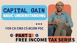 CAPITAL GAIN BASICS FOR CA CMA CS STUDENTS IN Malayalam [upl. by Jodoin]