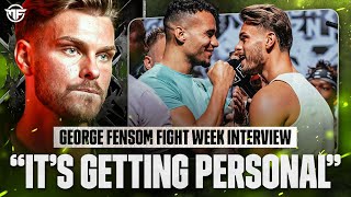 WHY I BEAT HS TIKKYTOKKY  George Fensom Interview  Misfits Boxing [upl. by Sualakcin]