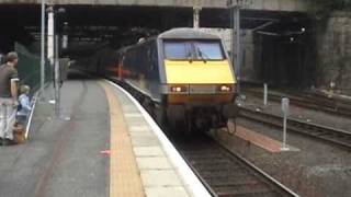 GNER 225 Departs Edinburgh Waverly [upl. by Llerred356]