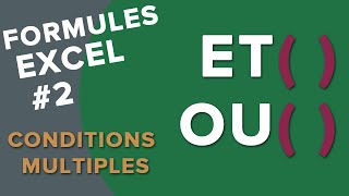 Tuto Excel  Les fonctions ET et OU  Utilisation de la formule SI [upl. by Louls]