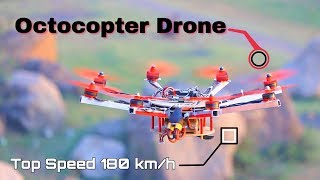 How To Make A Racing Octocopter Drone Using kk215 Flight Controller  Full Tutorial  In Hindi [upl. by Eirroc]