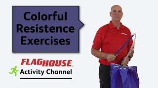 3 Colorful Resistance Phys Ed Activities Ep 41  Wind Wands [upl. by Paddie]